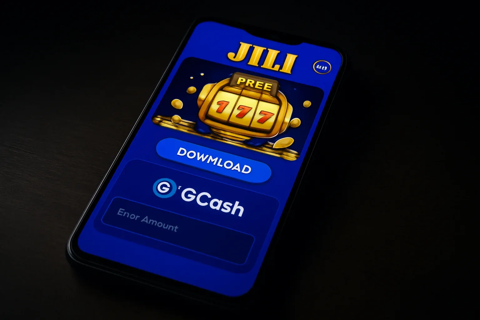 Philippine casino mobile app on Android with JILI UI and GCash payment